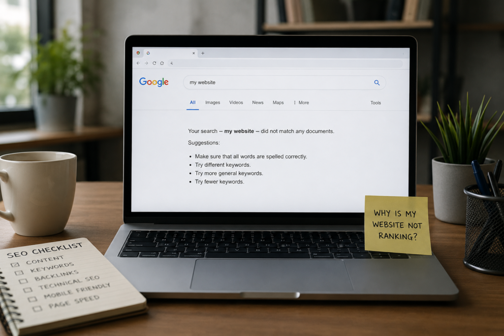 How to Rank on Google: Why Your Website Is Not Ranking — 10 Common Mistakes